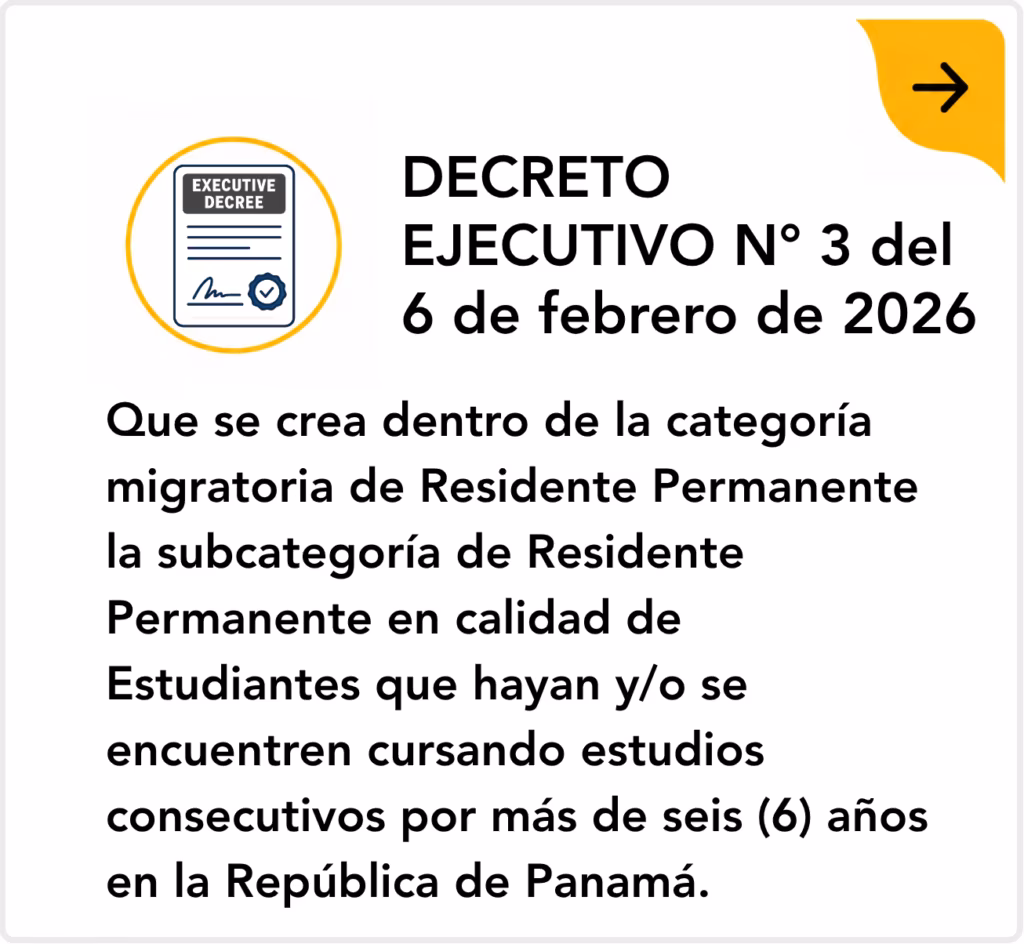 Decreto Ejecutivo No. 3 del 6 de febrero de 2026