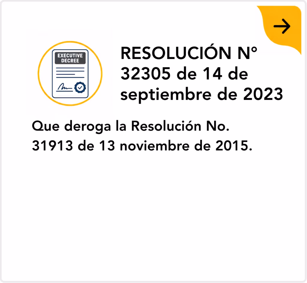 Resolución No. 32305 de 14 de septiembre de 2023