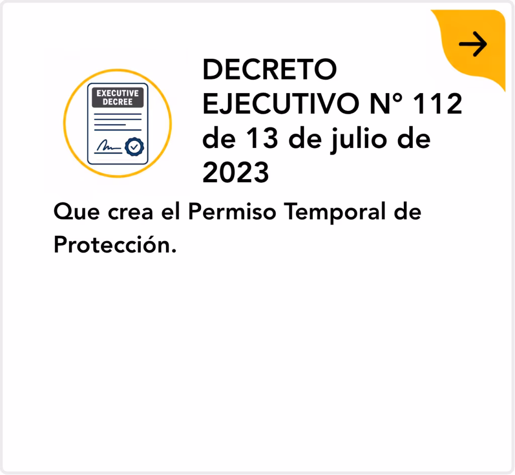 Decreto Ejecutivo No. 112 de 13 de julio de 2023