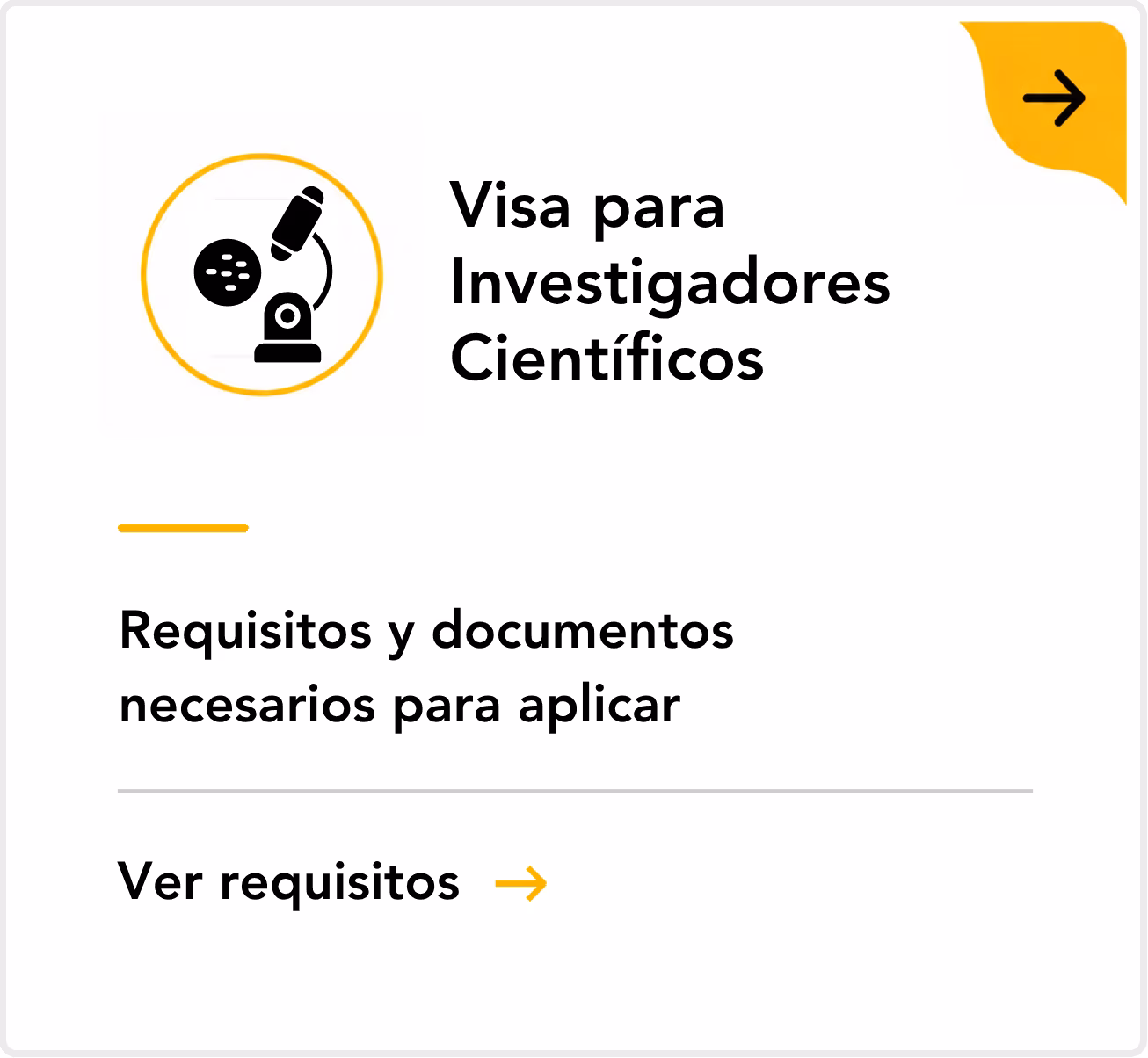 13. Visa para investigadores cientificos