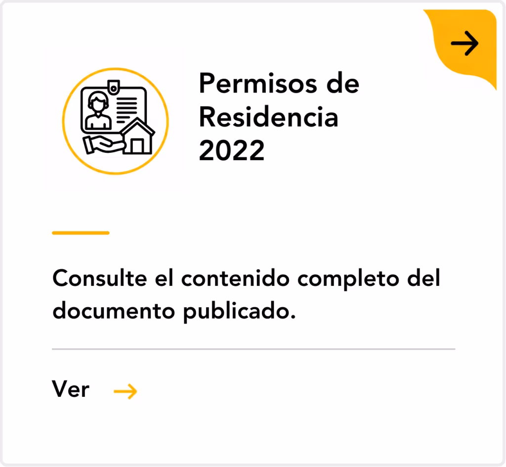 Permisos de Residencia 2022