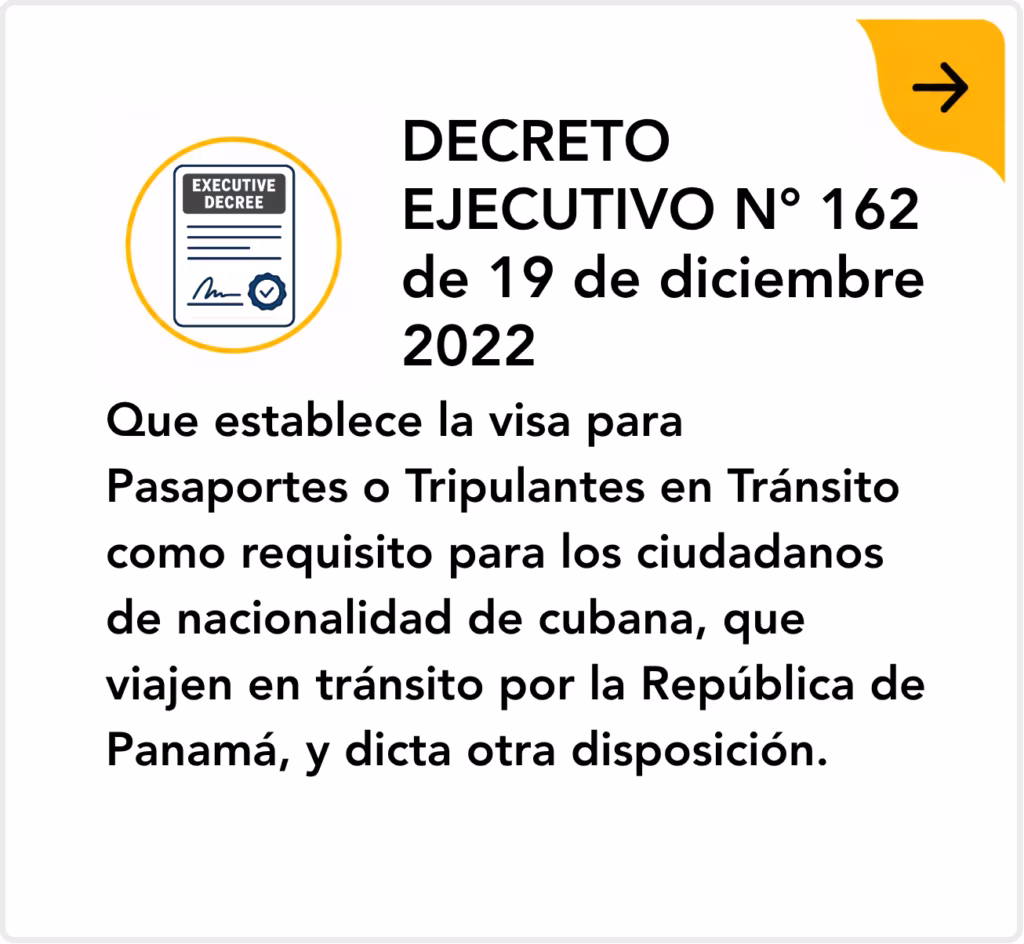 Decreto Ejecutivo No. 162 de 19 de diciembre 2022