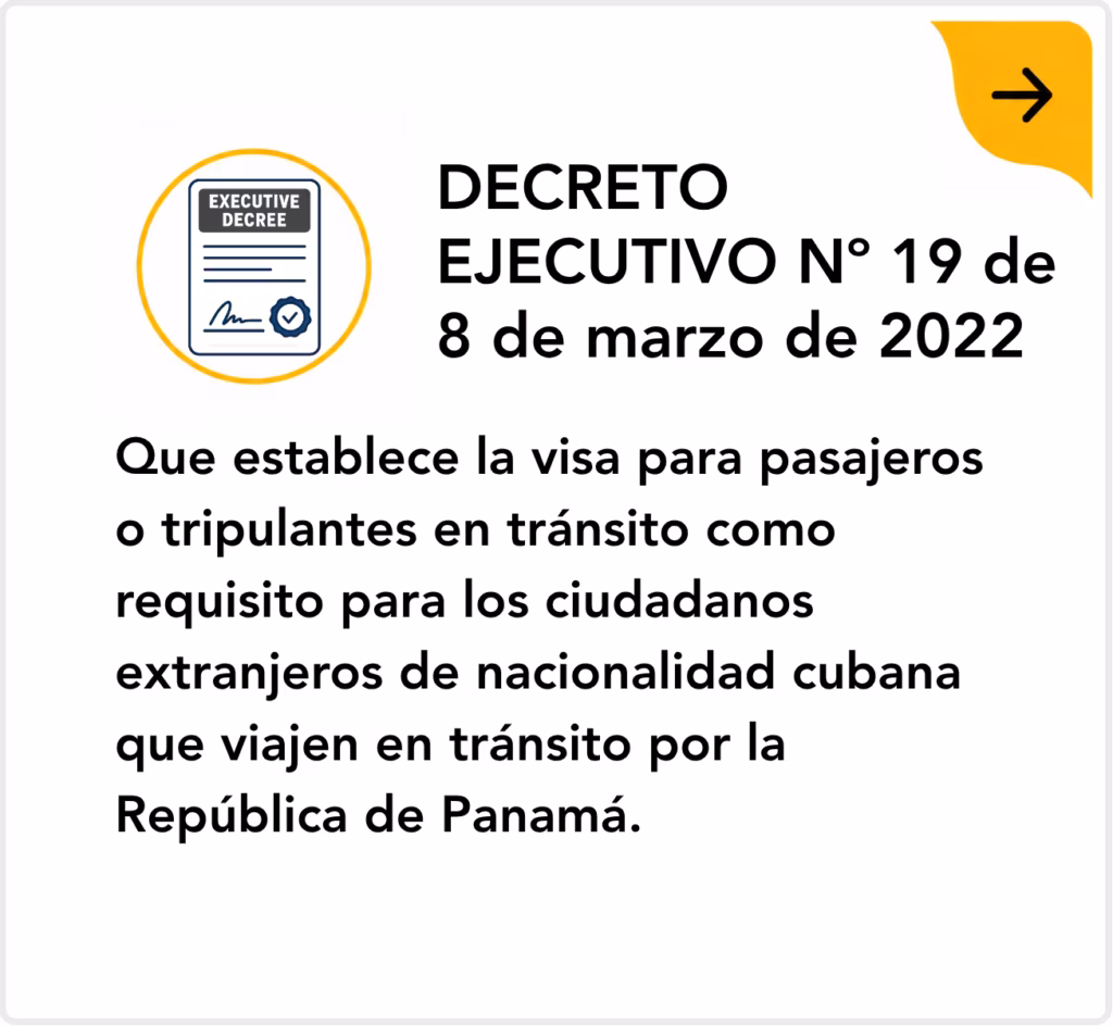 Decreto Ejecutivo Nº.19 de 8 de marzo de 2022