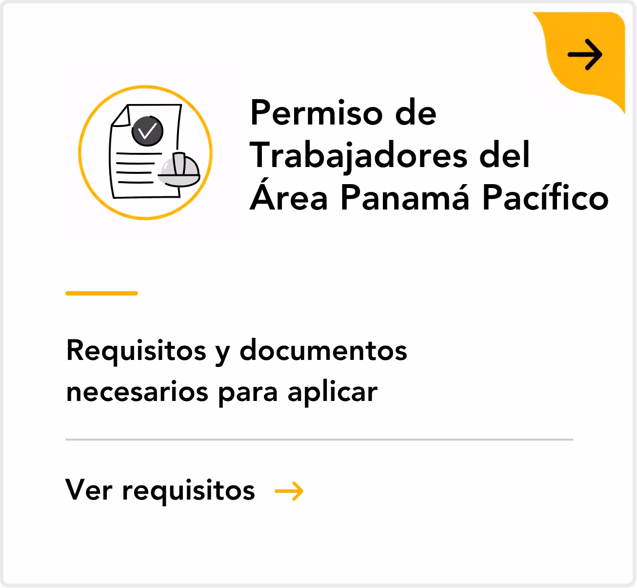 Permiso de trabajadores del área Panamá Pacífico