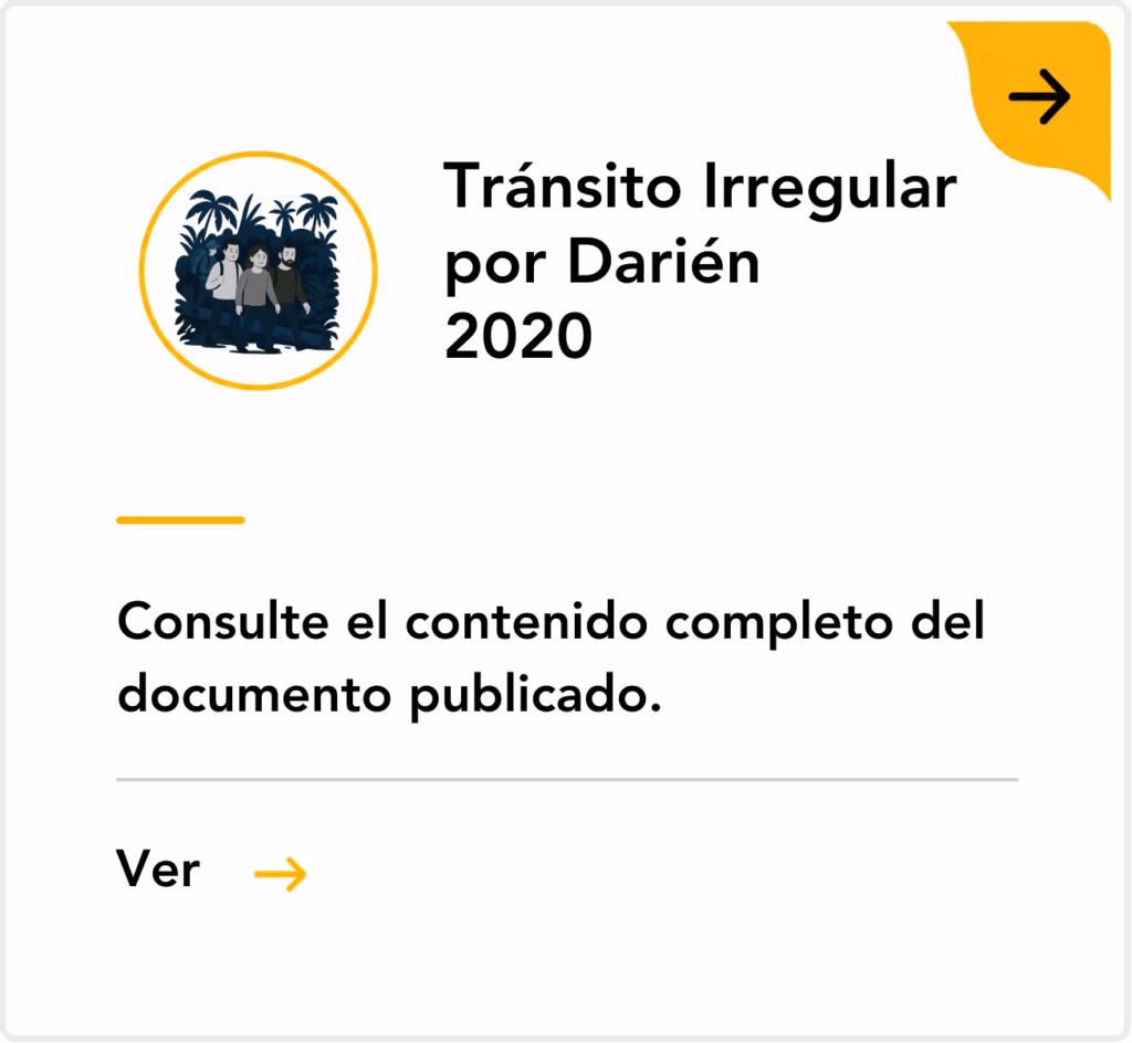 Tránsito Irregular por Darién 2020
