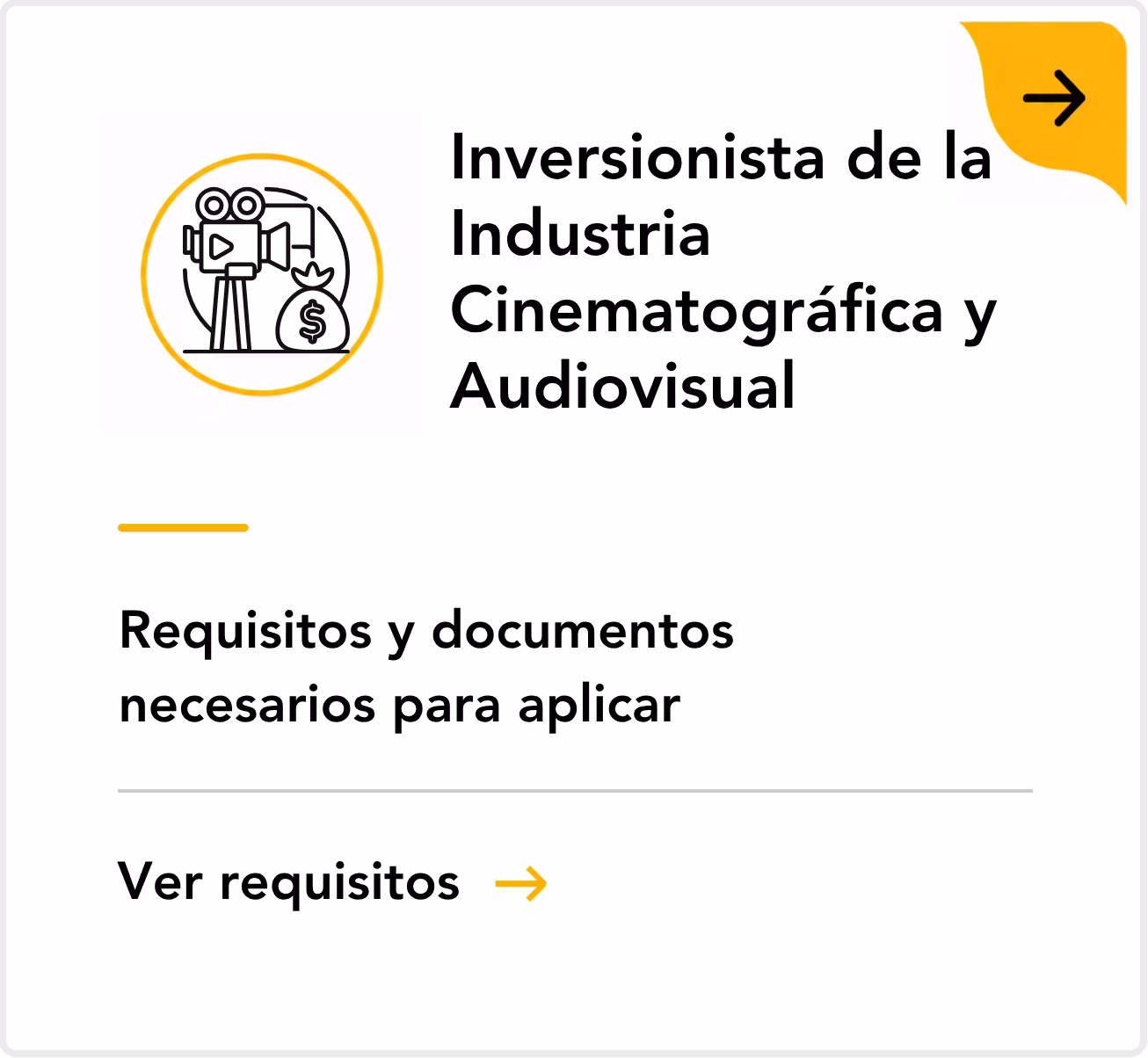 Inversionista de la industria cinematográfica y audiovisual