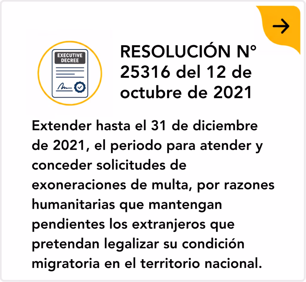 Resolución No. 25316 del 12 de octubre de 2021