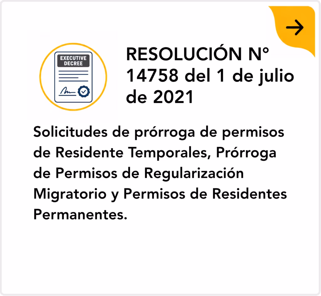 Resolución No. 14758 del 1 de julio de 2021