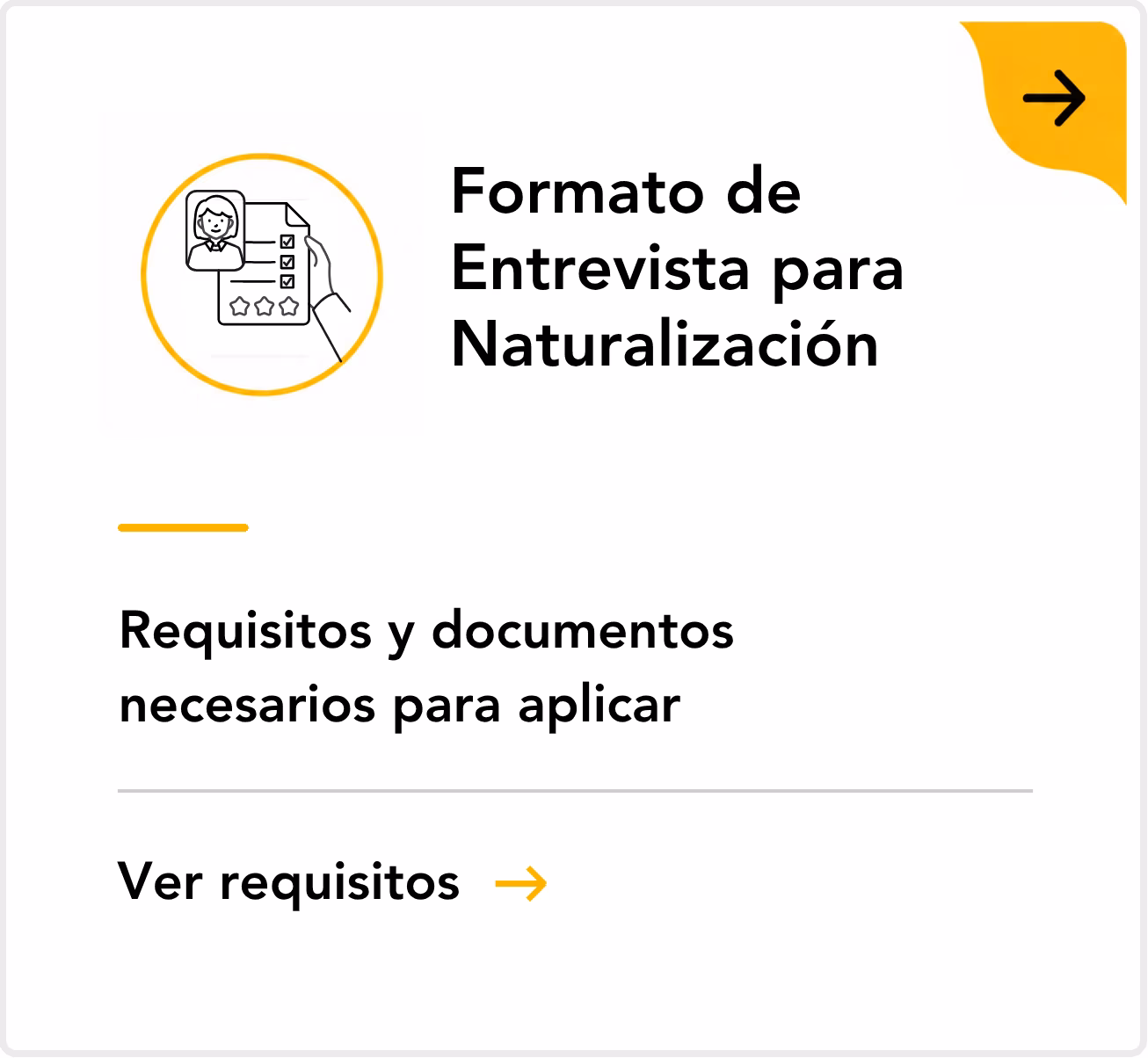 Formato de entrevista para naturalización