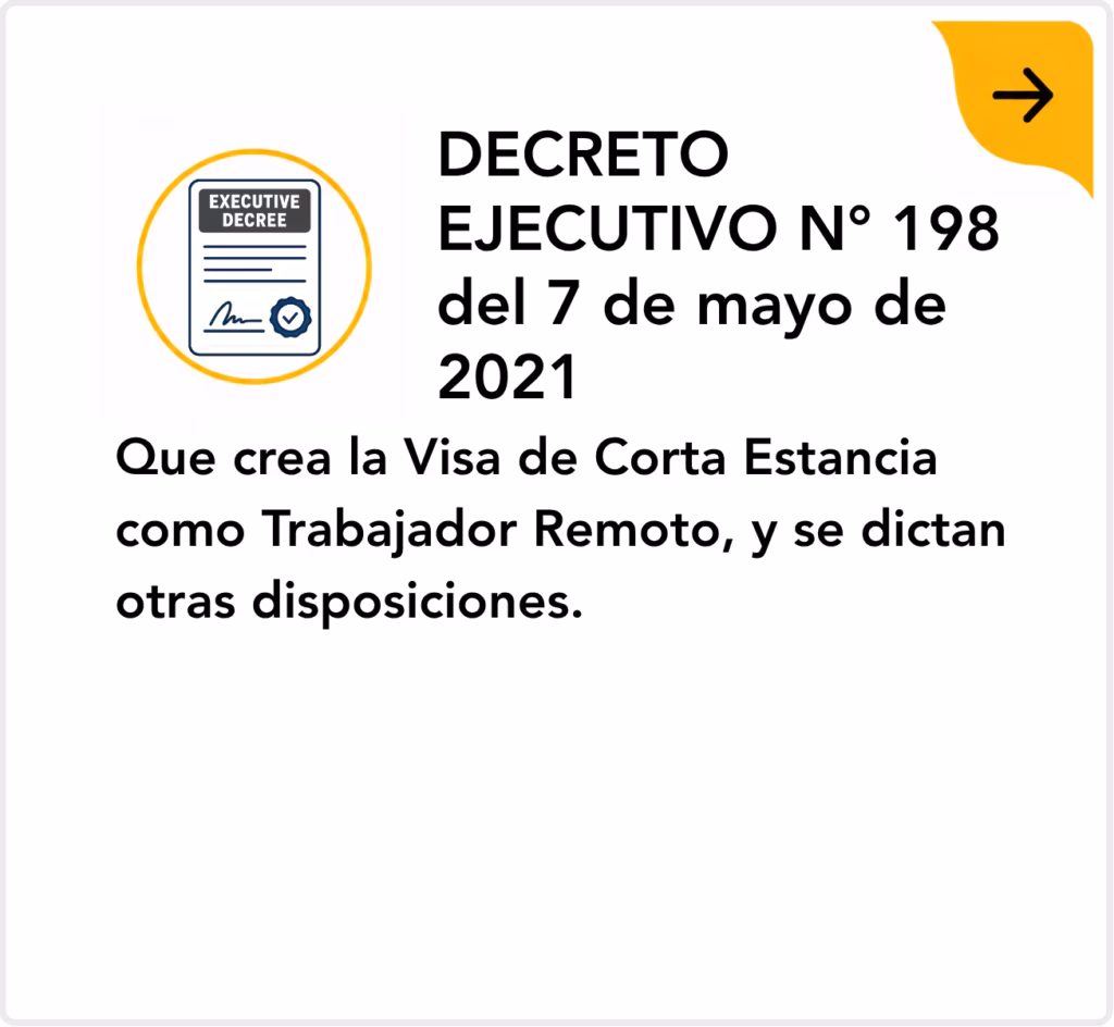 Decreto Ejecutivo No. 198