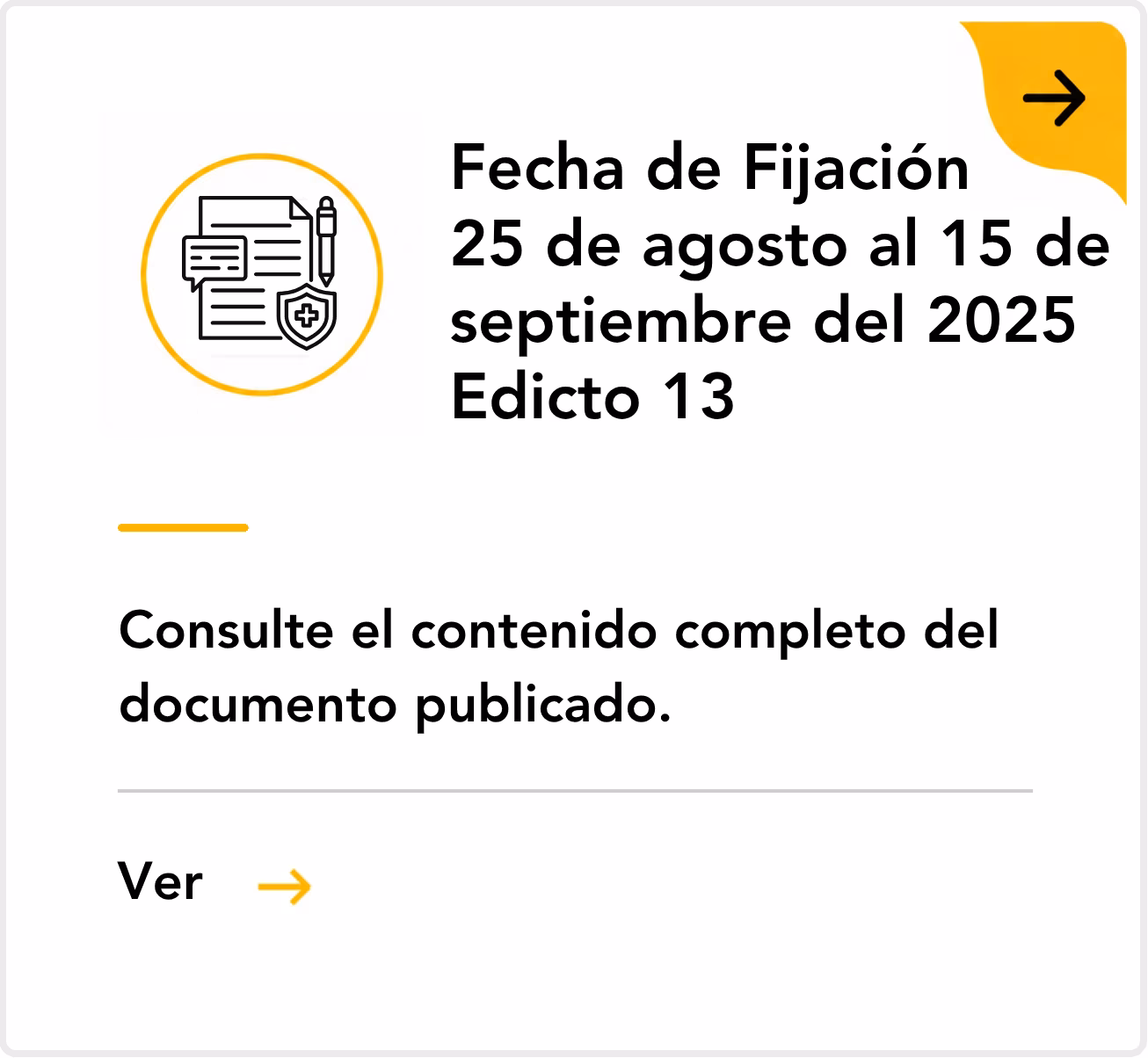 EDICTO 13 2025 SECCION DE TRAMITES EN MICI