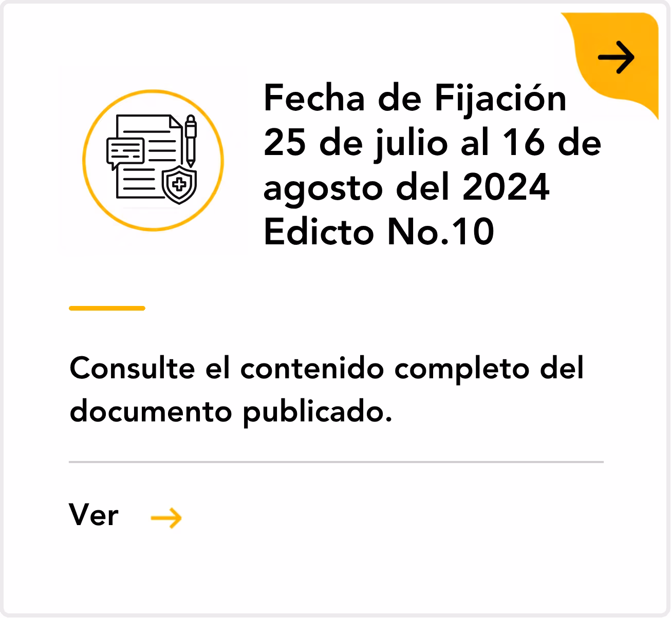 EDICTO 10 2024 AREA DE TRAMITES EN MICI