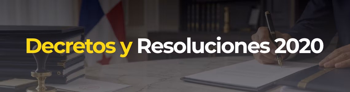 Decretos y resoluciones 2020
