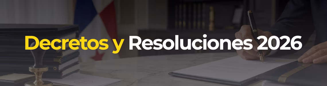 Decretos y resoluciones 2026